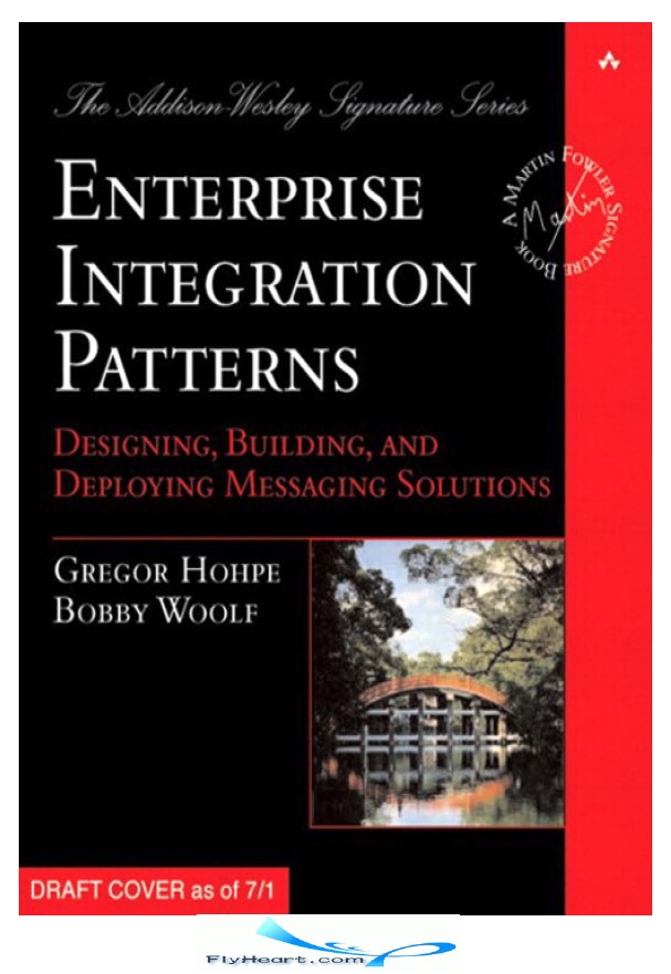 Book cover: Enterprise integration patterns: designing, building and deploying messaging solutions.