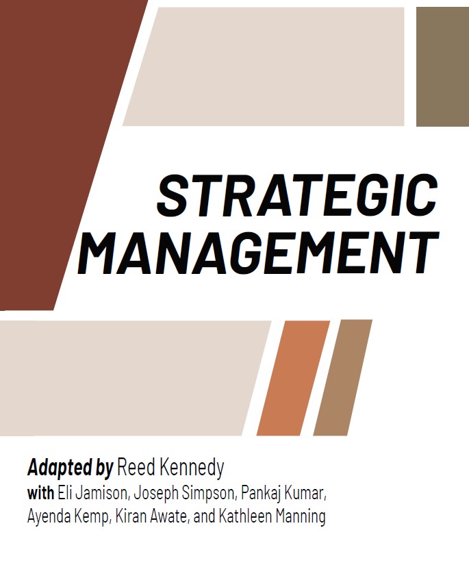 Book cover: Strategic Management.