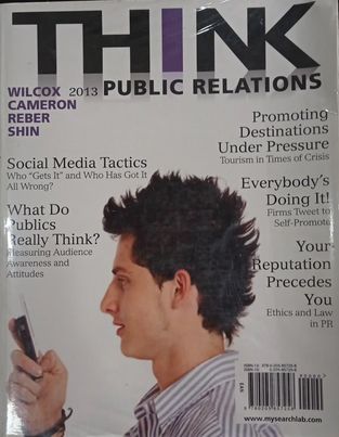 Book cover: Think: public relations