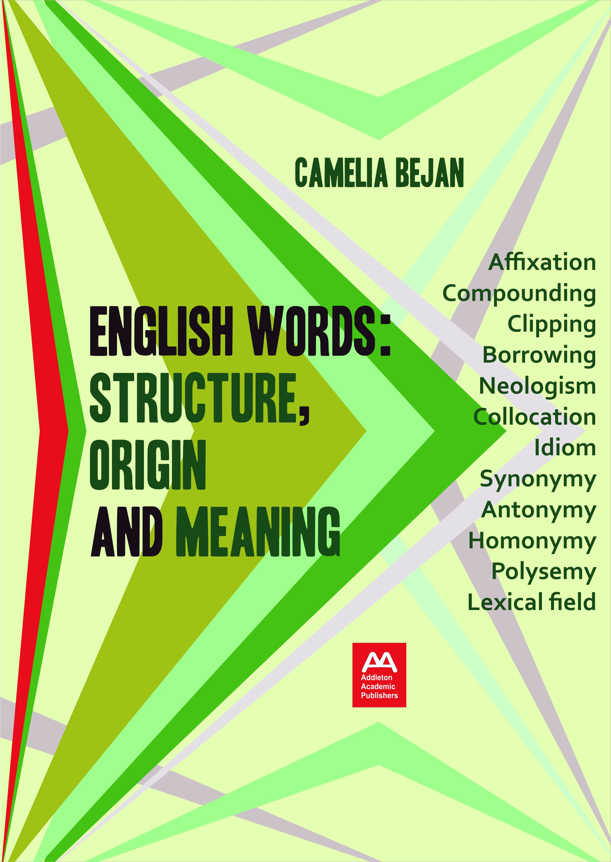 Book cover: English words structure, origin and meaning: a linguistic introduction.