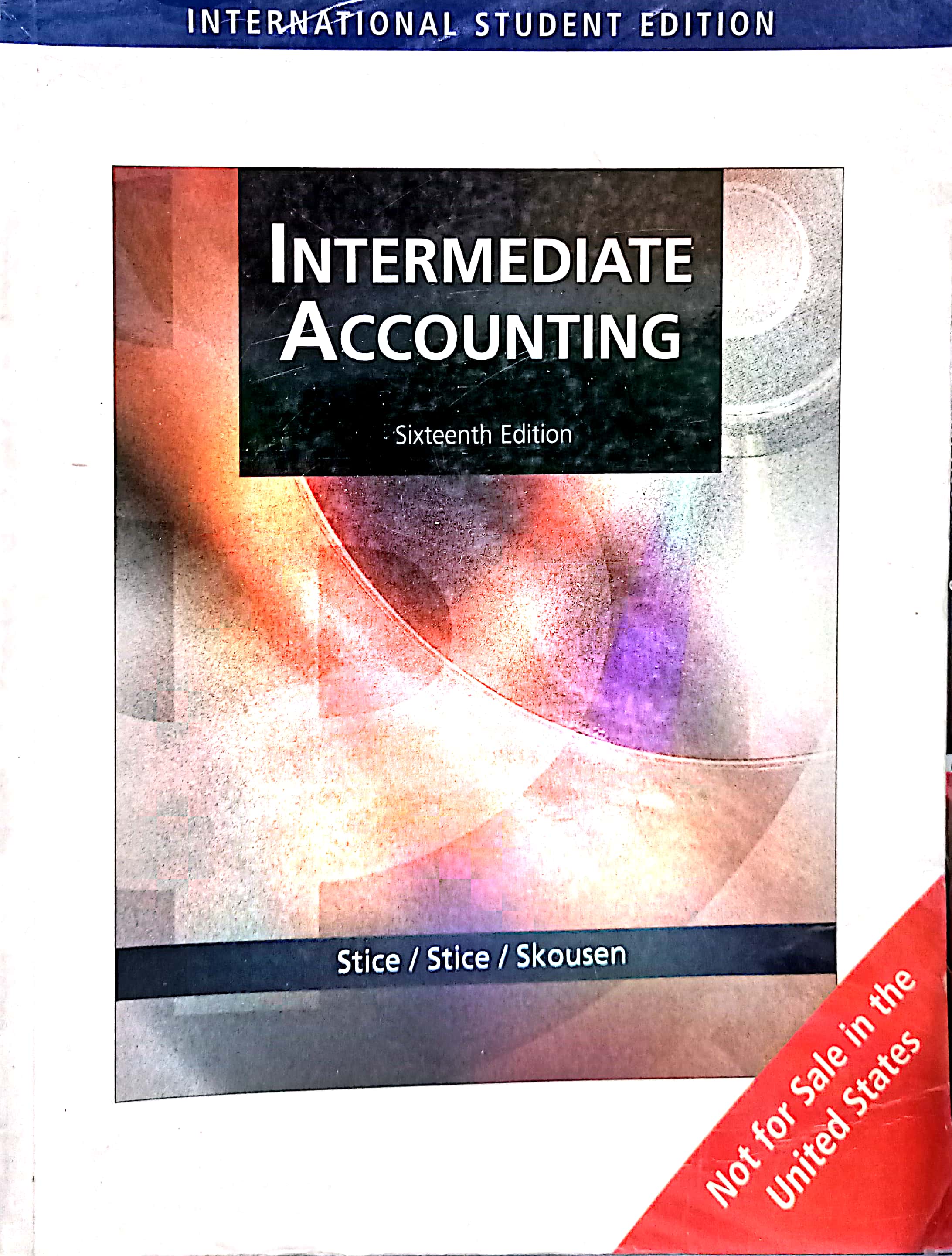 Book cover: Intermediate accounting