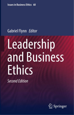 Book cover: Leadership and business ethics