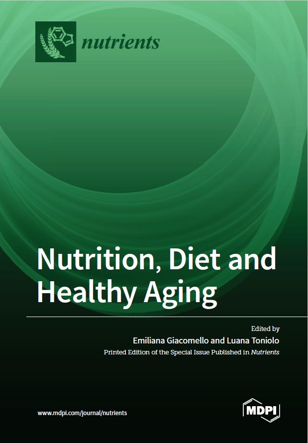 Book cover: Nutrition, diet and healthy aging