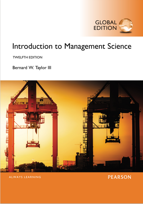Book cover: Introduction to management science