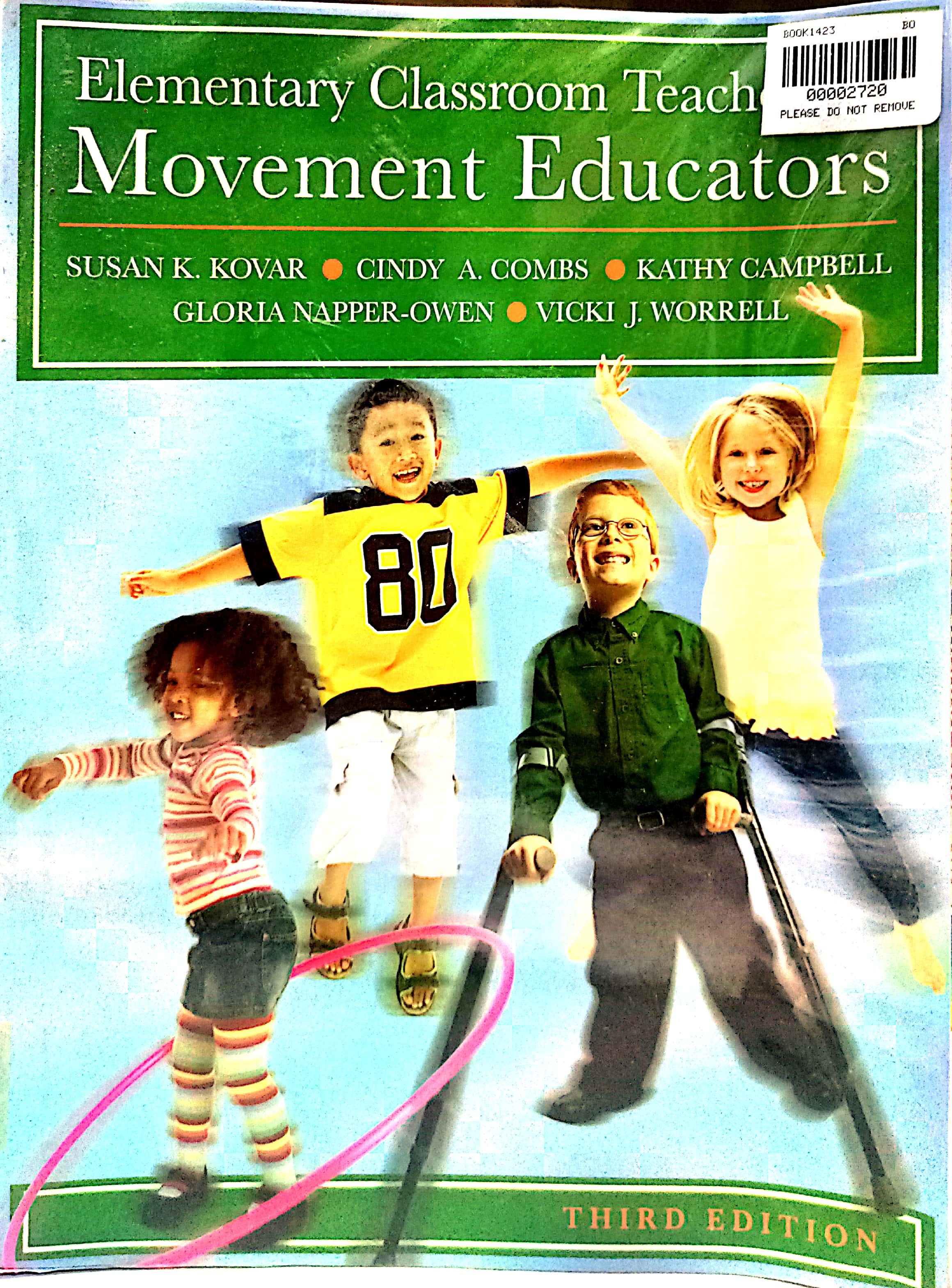 Book cover: Elementary classroom teachers as movement educators