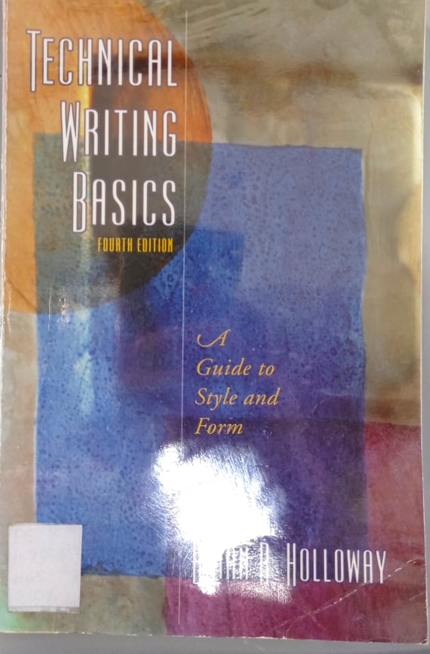 Book cover: Technical writing basics: a guide to step and form