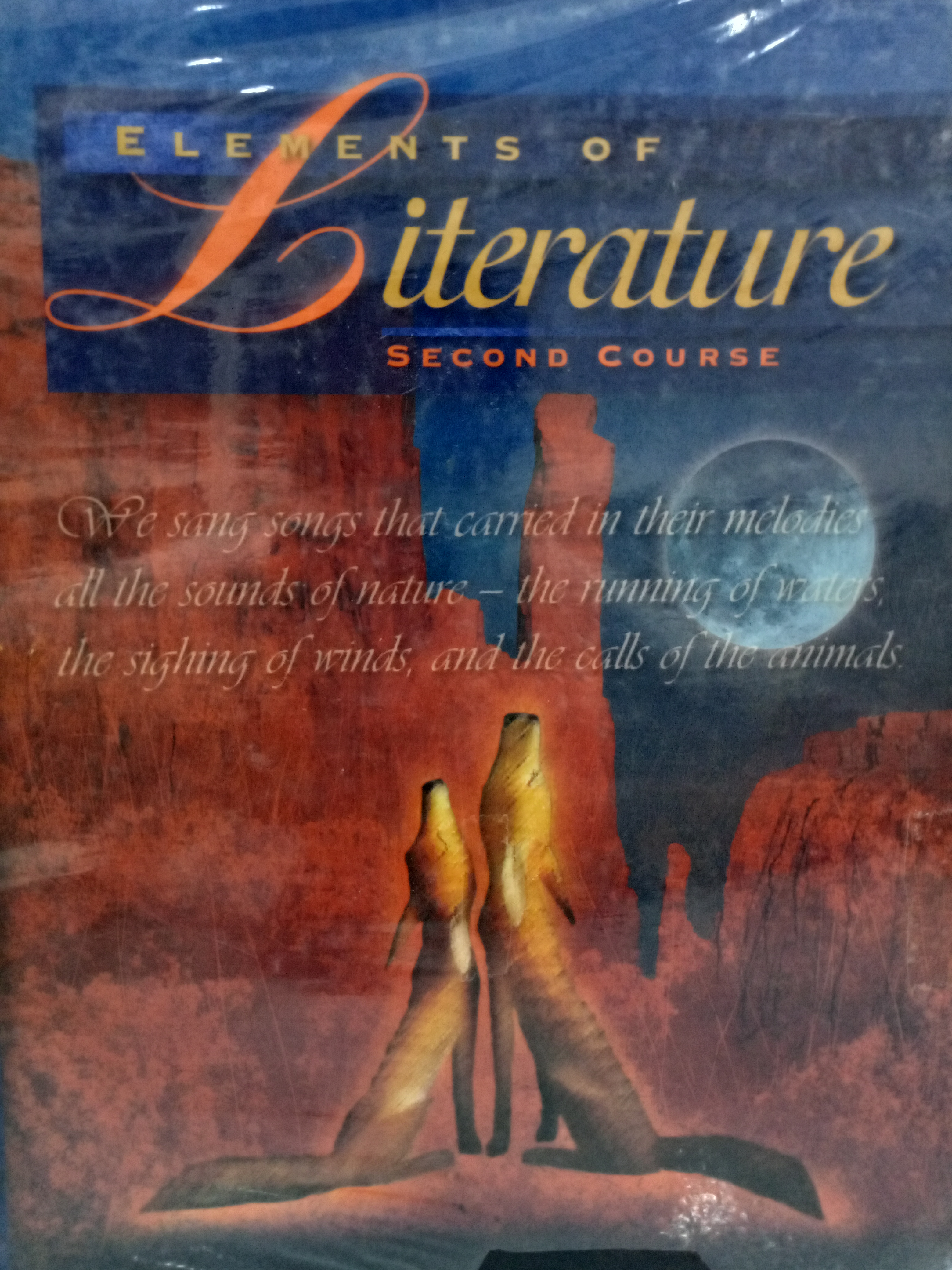 Book cover: Elements of literature : second course