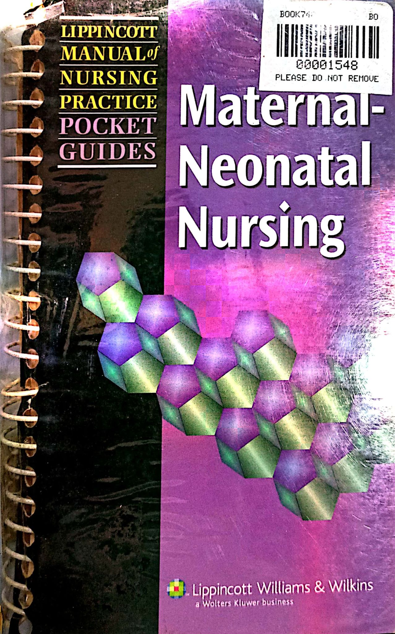 Book cover: Lippincott manual of nursing practice pocket guides : maternal-neonatal nursing