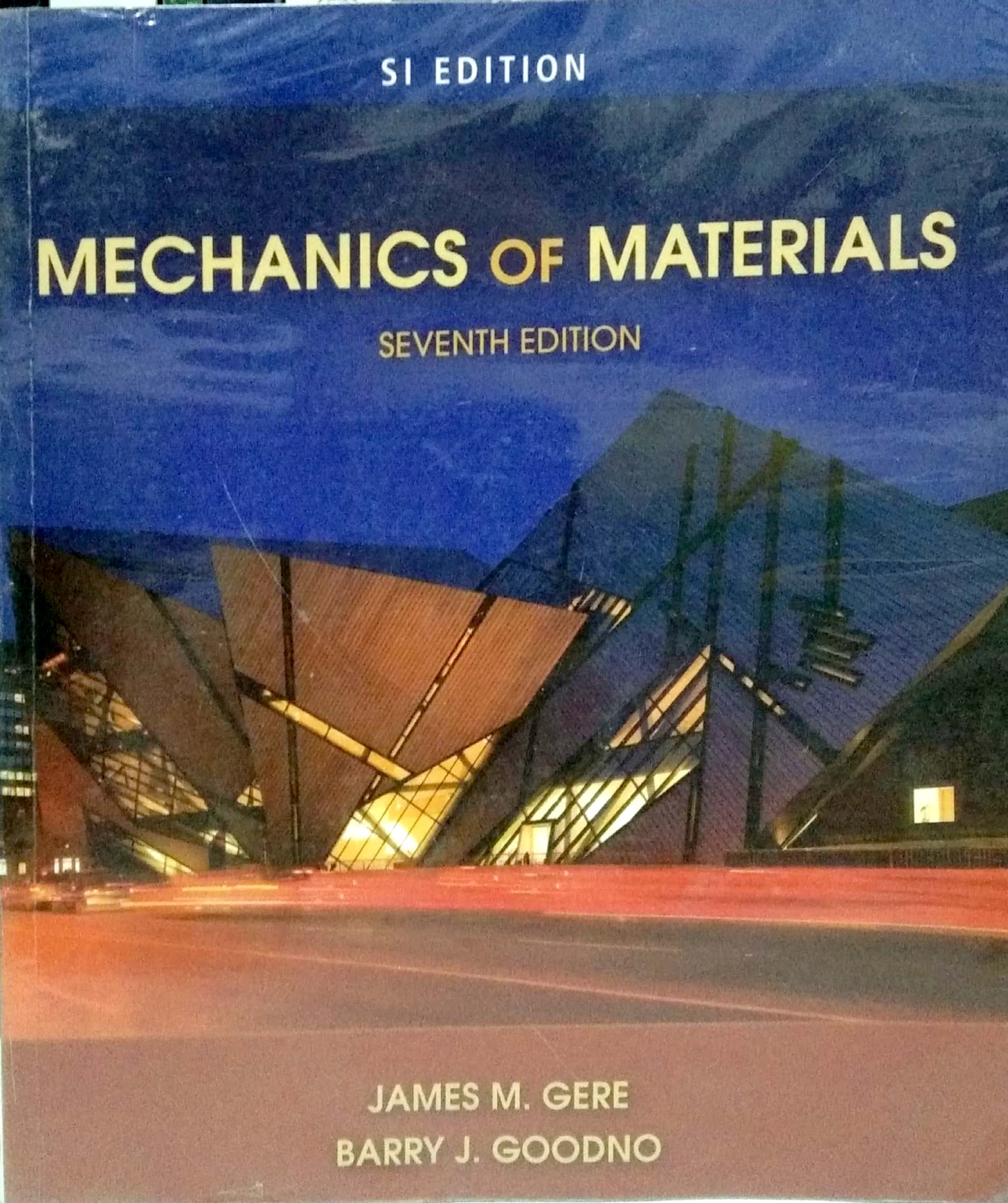 Book cover: Mechanics of materials