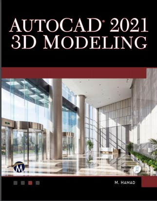 Book cover: Autocad 2021 3D modeling