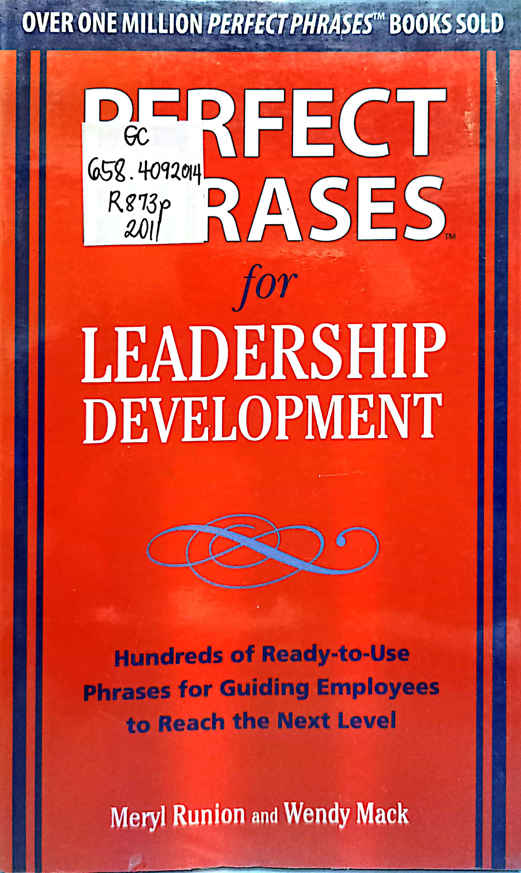 Book cover: Perfect phrases for leadership