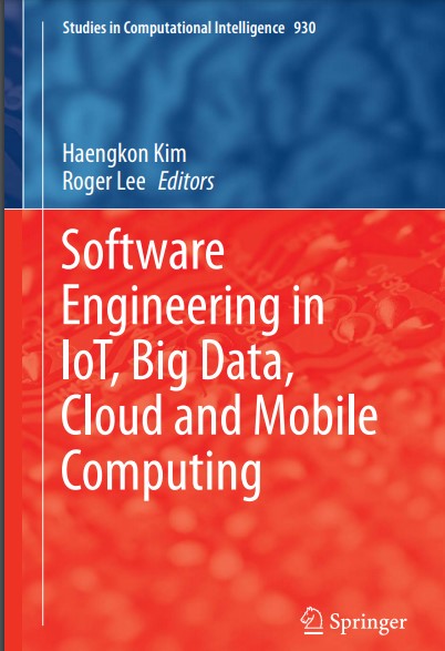 Book cover: Software engineering in IoT, big data, cloud and mobile computing