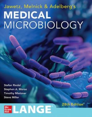 Book cover: Jawetz, Melnick & Adelberg’s medical microbiology
