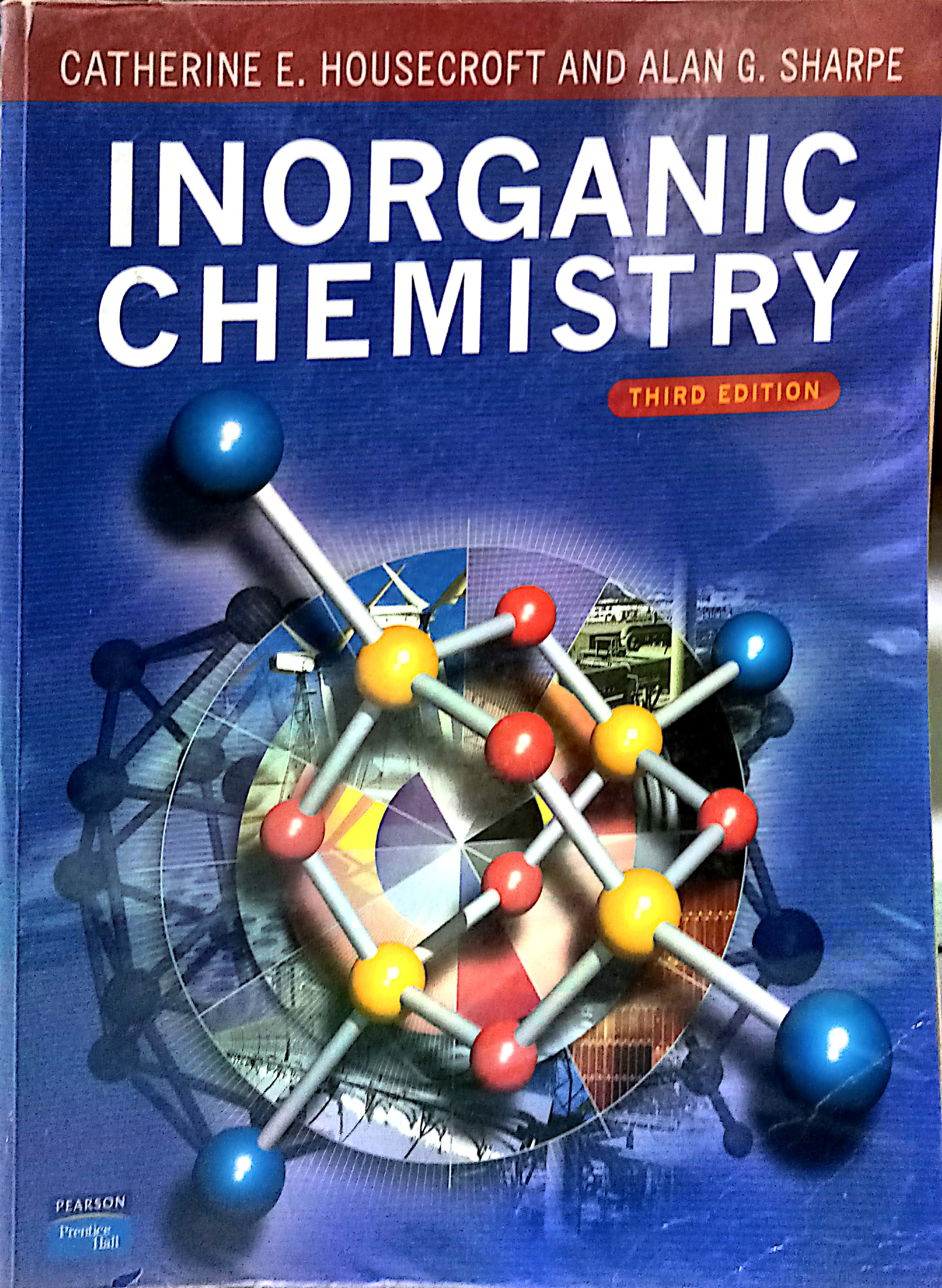 Book cover: Inorganic chemistry