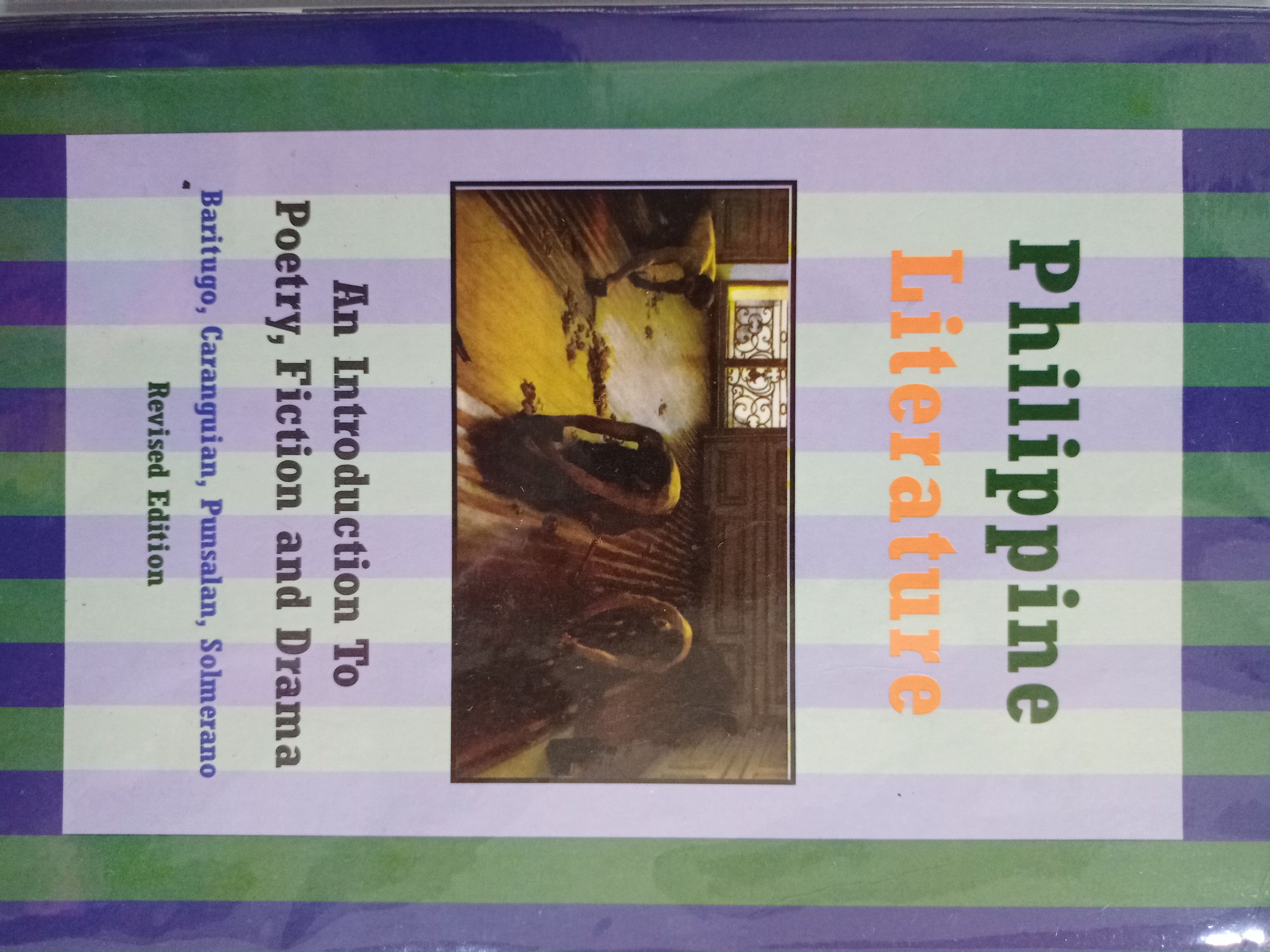 Book cover: Philippine literature : an introduction to poetry, fiction & drama