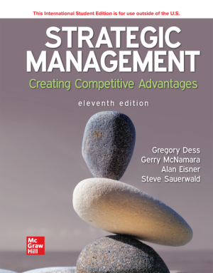 Book cover: Strategic management : creating competitive advantages