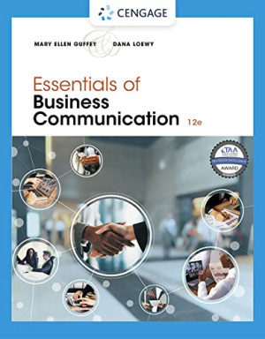 Book cover: Essentials of business communication