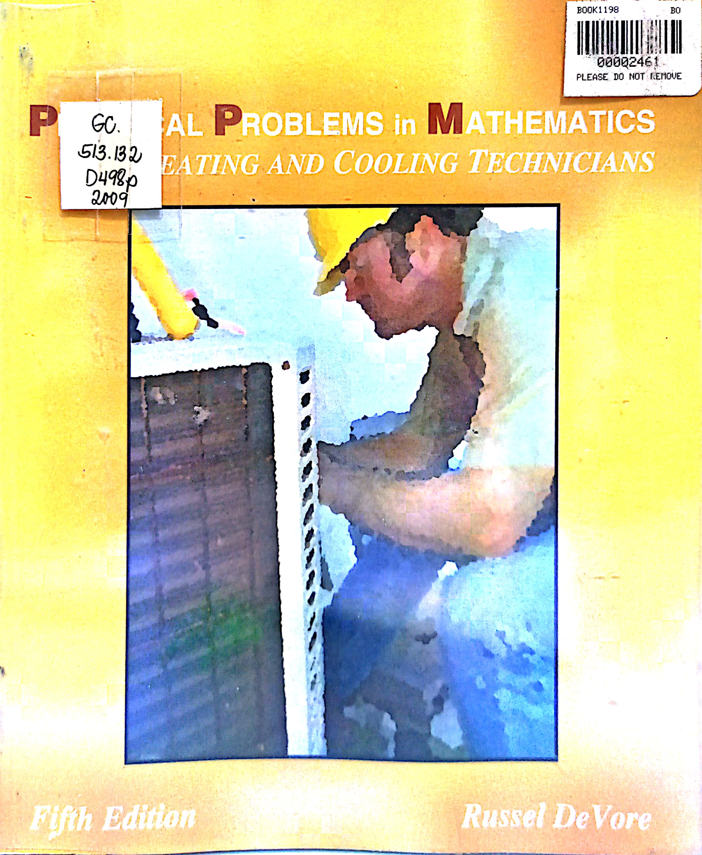Book cover: Practical problems in mathematics for heating and cooling technicians