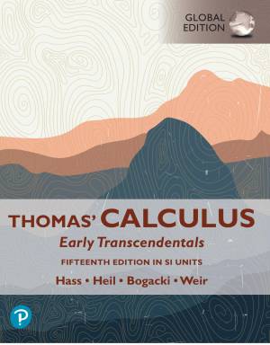 Book cover: Thomas’ calculus: early transcendentals