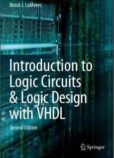 Book cover: Introduction to logic circuits & logic design with VHDL