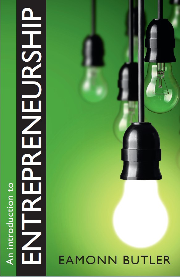 Book cover: An Introduction to entrepreneurship.