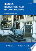 Book cover: Heating, ventilating, and air conditioning : analysis and design