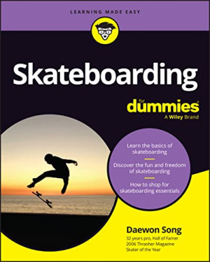 Book cover: Skateboarding for dummies