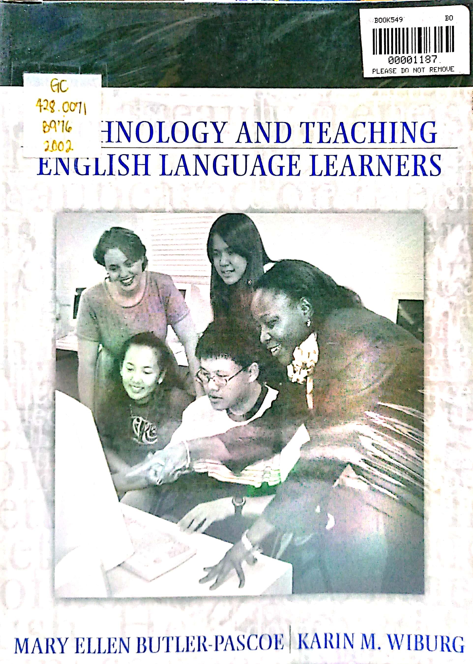 Book cover: Technology and teaching english language learners