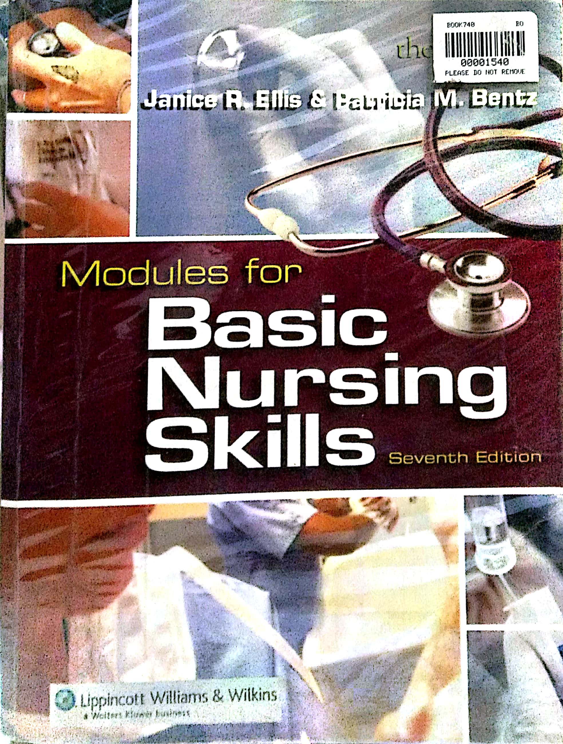 Book cover: Modules for basic nursing skills