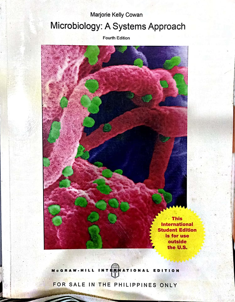 Book cover: Microbiology : a system approach.