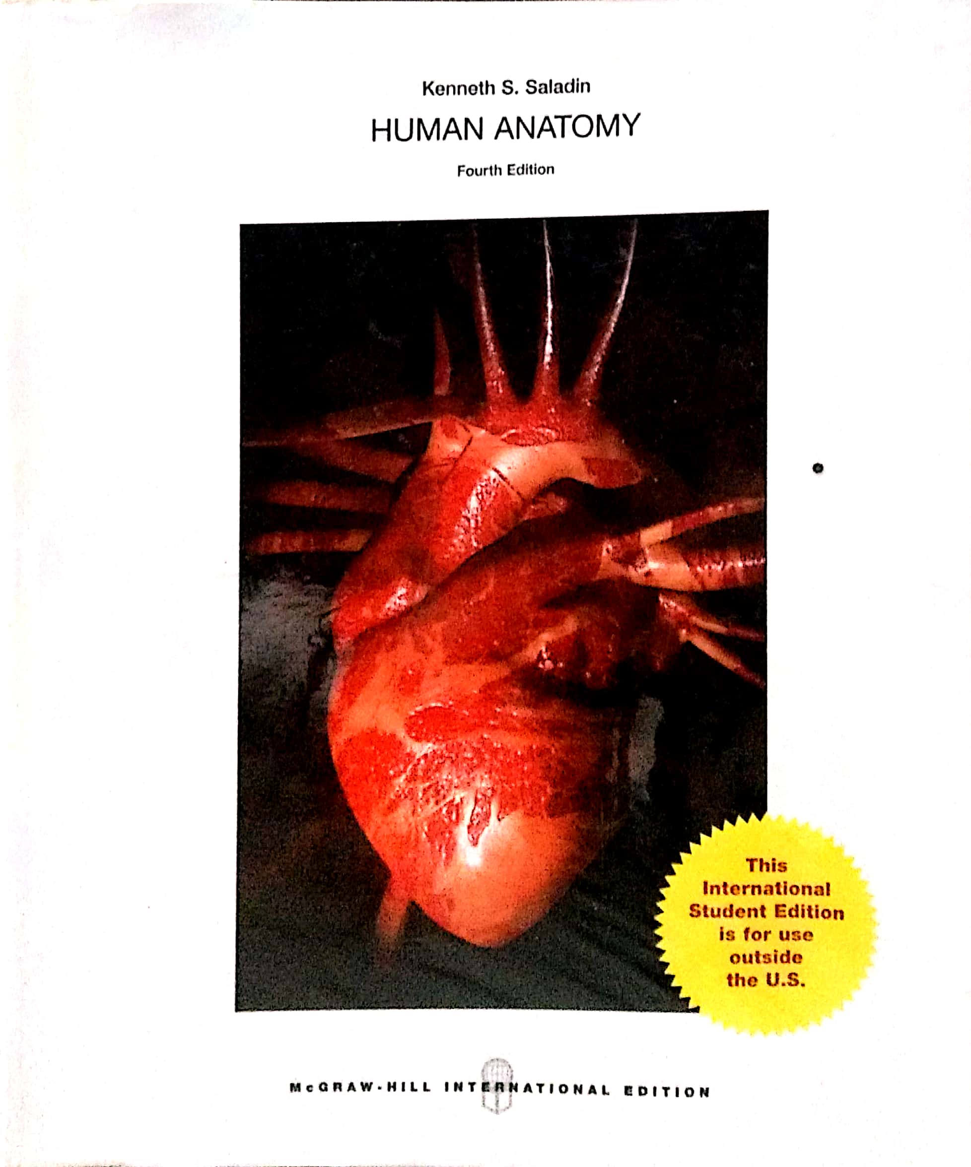 Book cover: Human anatomy