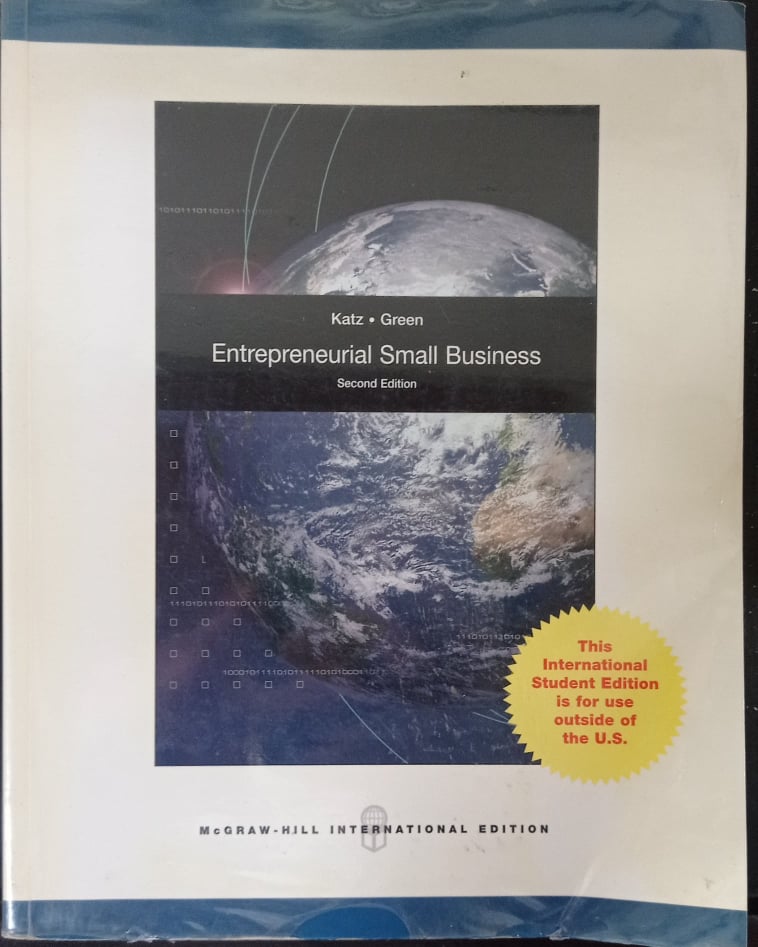 Book cover: Entrepreneurial small business