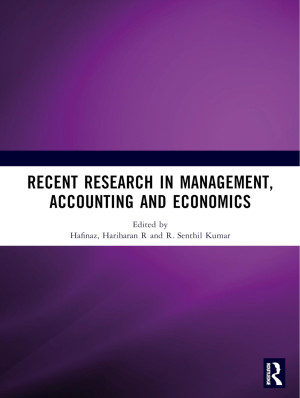 Book cover: Recent research in management, accounting and economics (rrmae) : a case study on recent research in management, accounting and economics