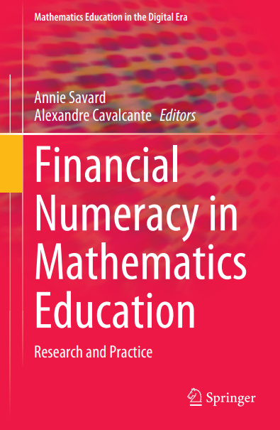 Book cover: Financial numeracy in mathematics education: research and practice.