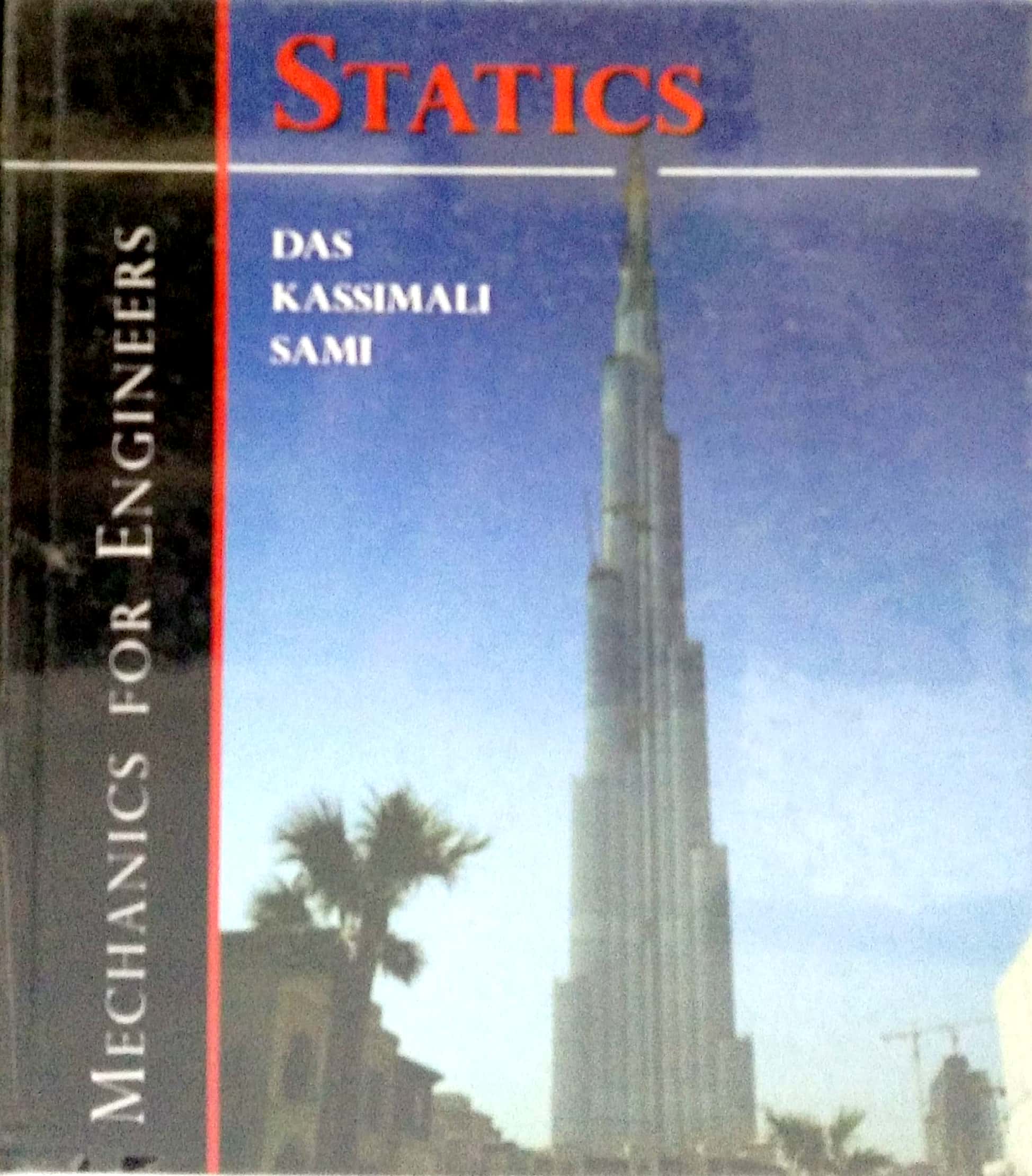 Book cover: Mechanics for engineers: statics.
