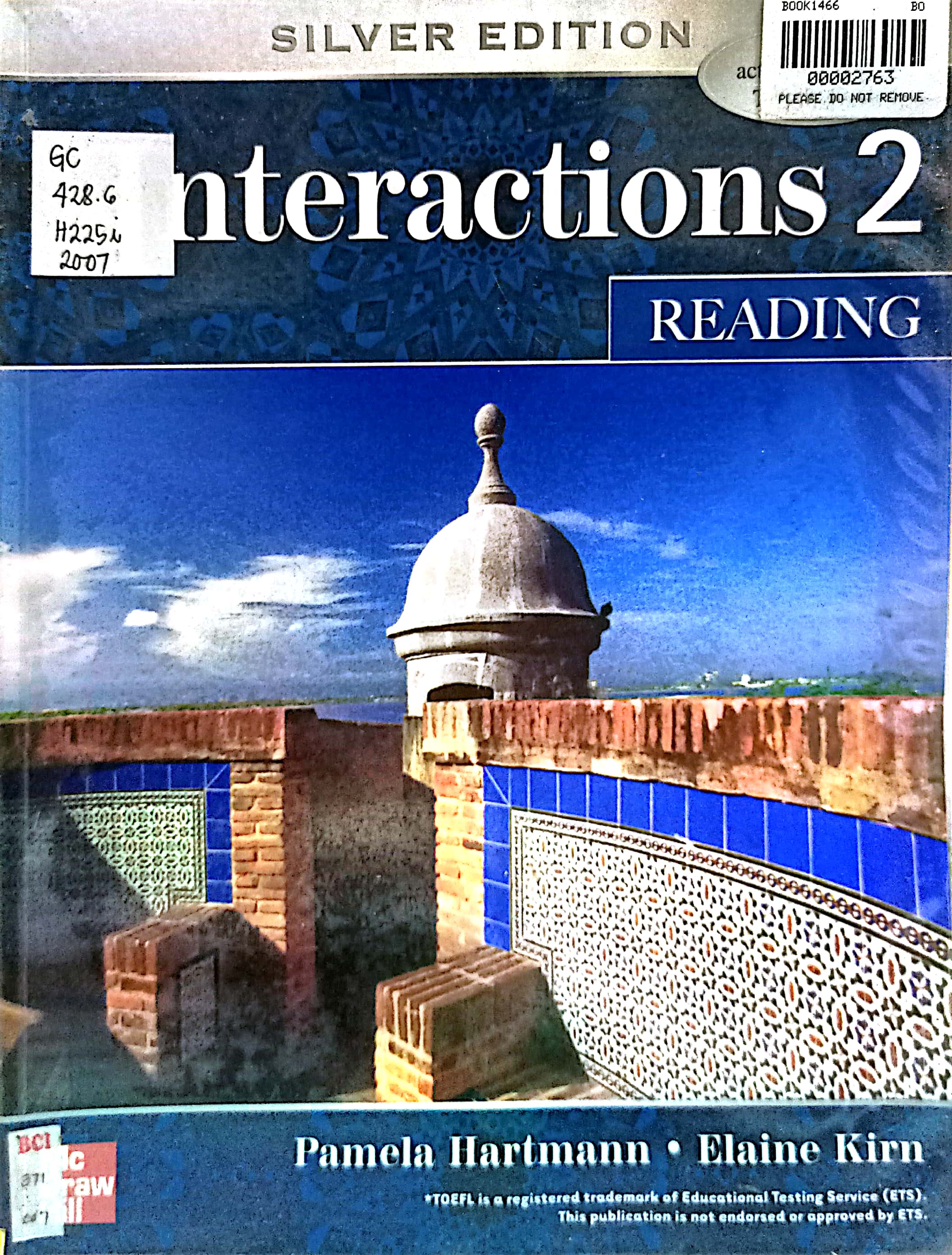 Book cover: Interactions 2 : reading