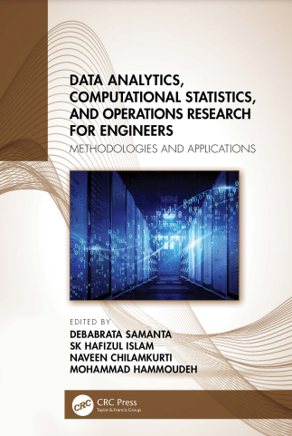 Book cover: Data analytics, computational statistics, and operations research for engineers: methodologies and applications.