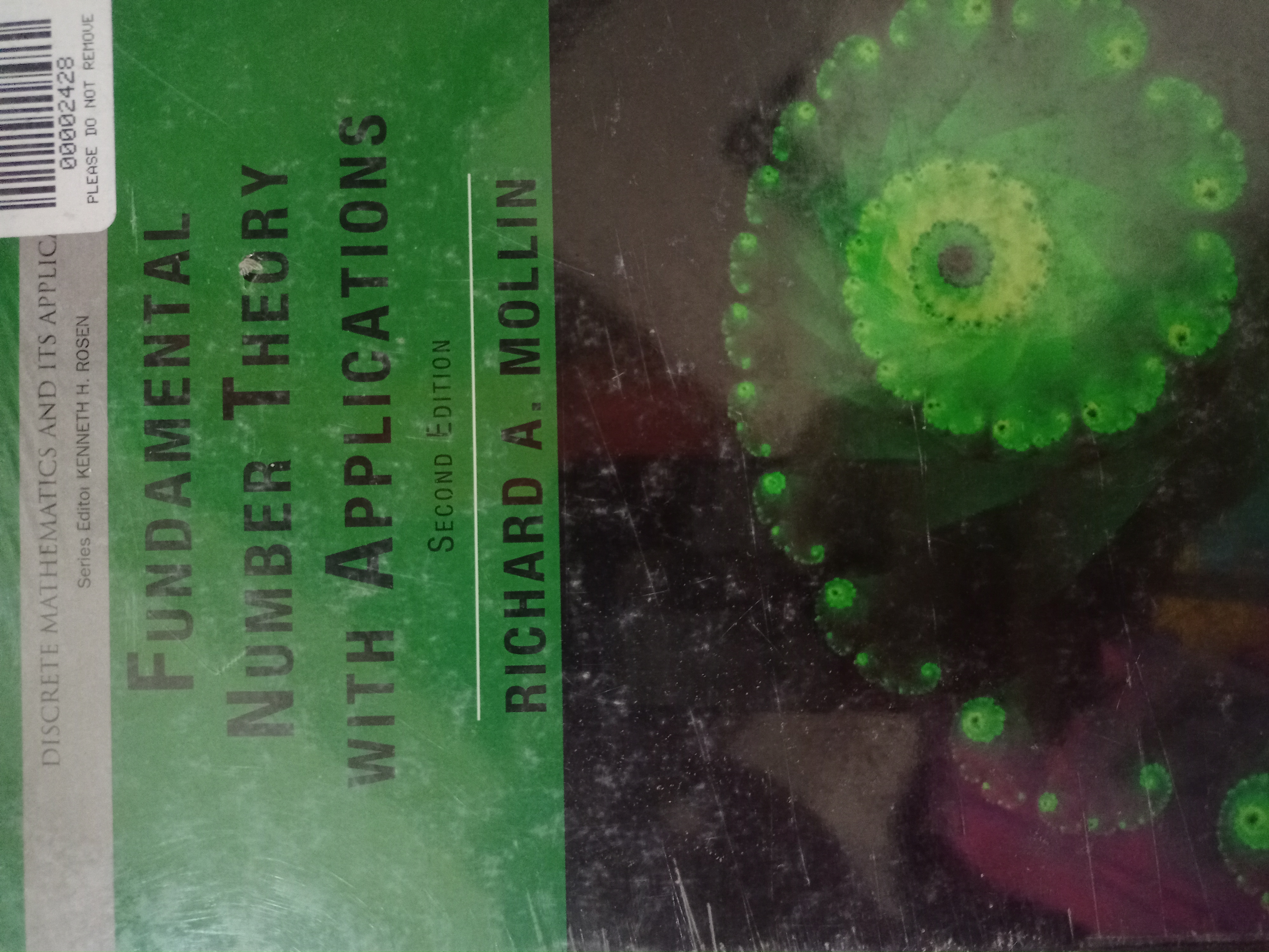 Book cover: Fundamentals of number theory with applications