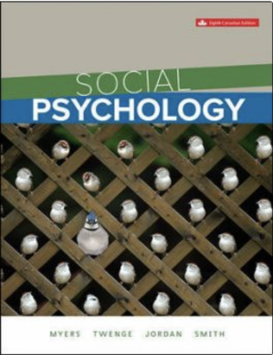 Book cover: Social psychology
