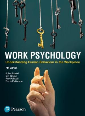 Book cover: Work psychology: understanding human behaviour in the workplace