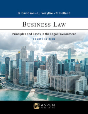 Book cover: Business law : principles and cases in the legal environment