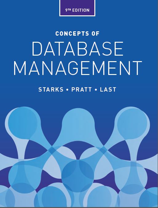Book cover: Concepts of database management