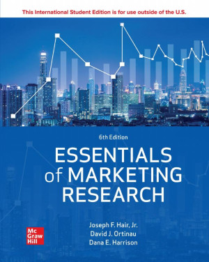 Book cover: Essentials of marketing research