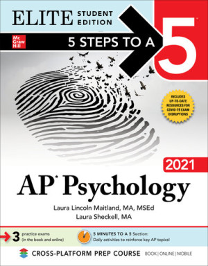 Book cover: 5 Steps to a 5 ap psychology