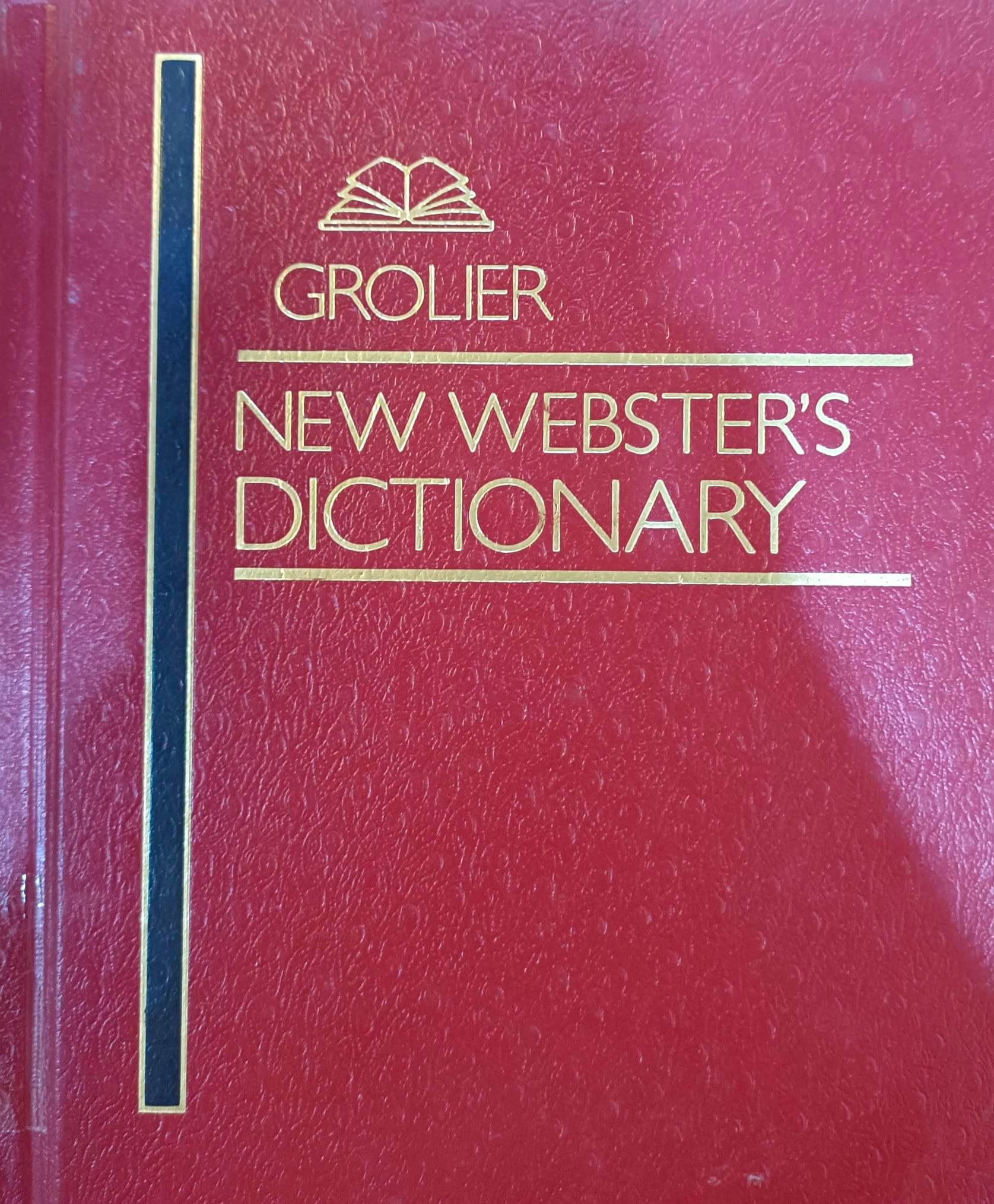 Book cover: Grolier new Webster's dictionary : [volume 1]
