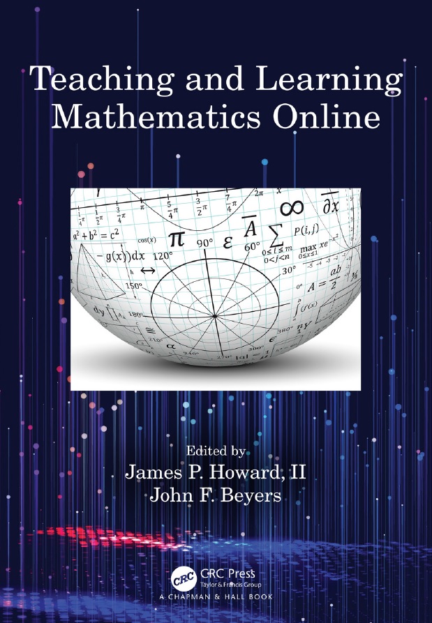 Book cover: Teaching and learning mathematics online.