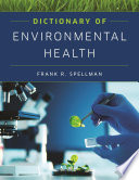 Book cover: Dictionary of environmental health