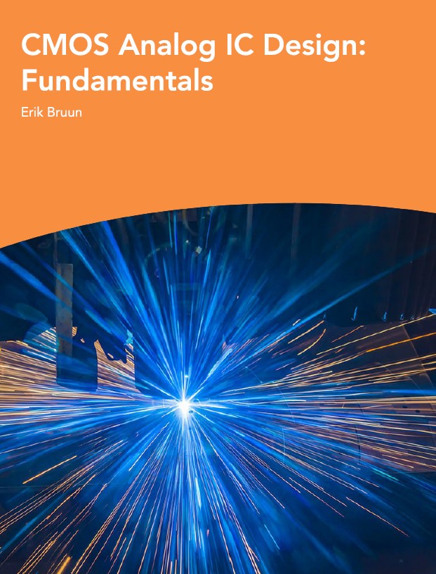 Book cover: CMOS Analog IC design: fundamentals
