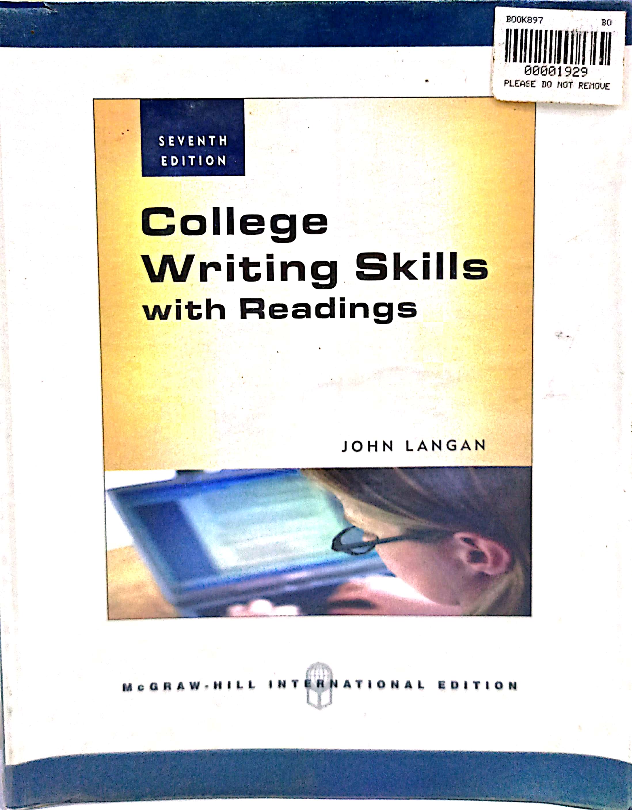 Book cover: College writing skills with readings