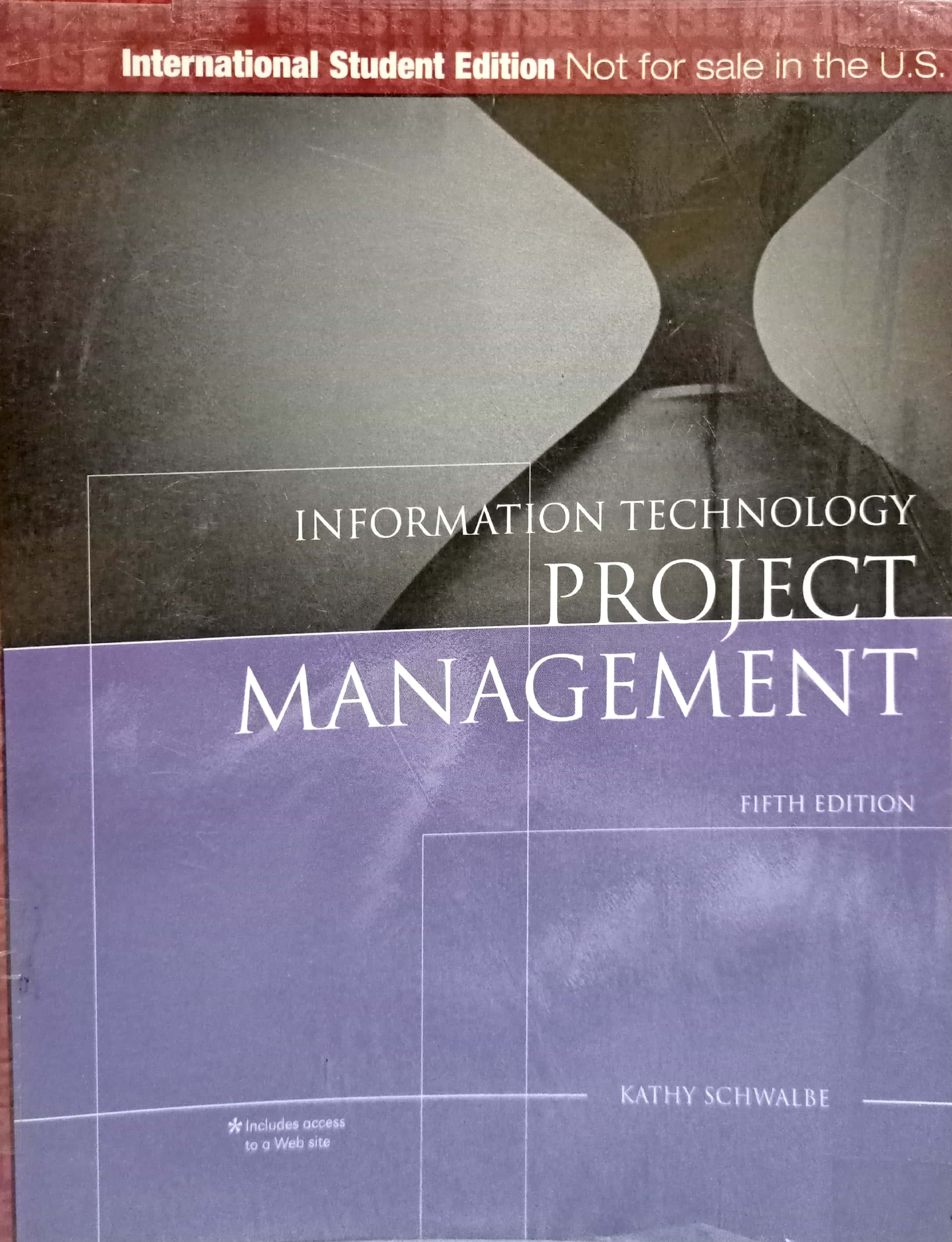 Book cover: Information technology project management